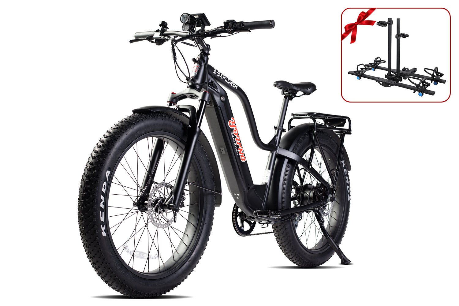 Young Electric E-Explorer 1000W Long Range Electric Hunting Bike | Optional Dual Battery｜26'' Fat Tire