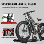 Young Electric FELLOW Foldable Hitch Bike Rack | 2’’ Receiver, 200 LBS Capacity | Pre-order