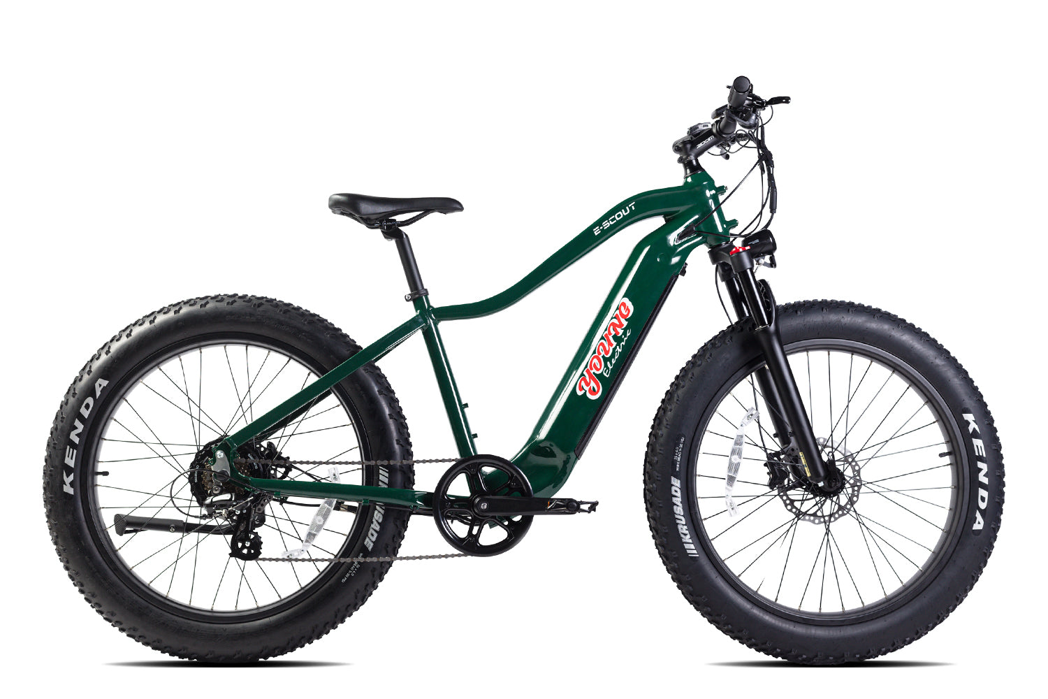Young Electric E-Scout 750W Off-Road Ebike | 26’’ Fat Tire All-terrain Electric Bike | Up to 60 Miles, 28mph